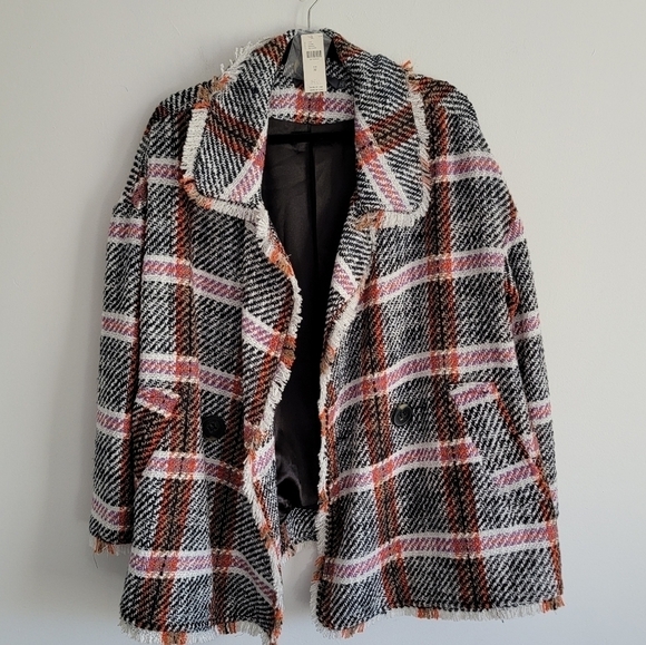 Anthropologie Eva Franco Carrie Tweed coat NWT m - Picture 4 of 11